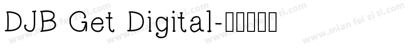 DJB Get Digital字体转换